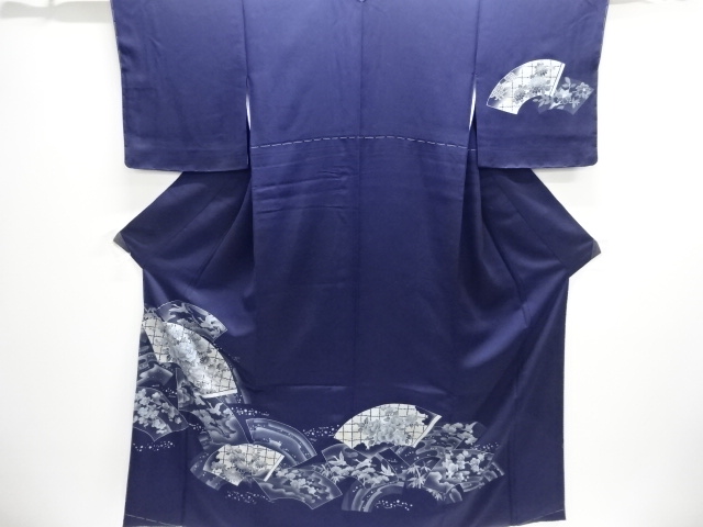 JAPANESE KIMONO / HOMONGI / UNUSED / FLORAL CART